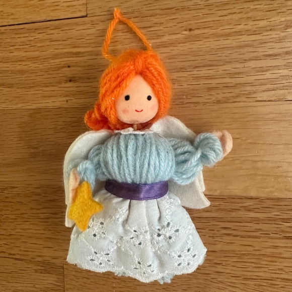 American Greetings 1983 Yarn Angel Christmas Ornament - Picture 1 of 8